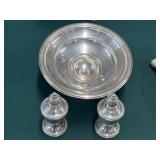 Ouchin Cration sterling silver salt and pepper shakers