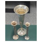  (3) LUNT sterling #021, Reed and Barton sterling 606