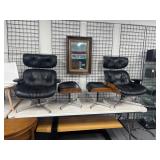 (2) Vintage Frank Doerner Eames Style Lounge Chairs 