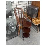 antique child highchair,