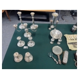 Fantastic Collection of Sterling Silver Candlesticks, etc.