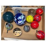 Paper Weights and Christmas Ornaments