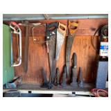 Older tools incl. hand saws, etc.