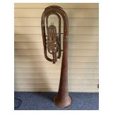 Civil War Era Gilmore Graves & Co. Rotary Valve Bell Over Tuba