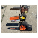 Several Chain saws incl. Remington 18'