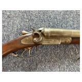 side-by-side double barrel Belgium shotgun 