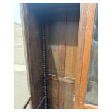 #619 Antique Double Door Bookcase with Adjustable Shelves