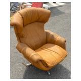 #610 Overman Butterscotch 1970's Lounge Chair (Buffalo style)