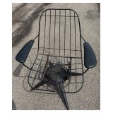 #603 Mid Century Moden Burton Bottle Miller Homecrest Swivel Chair