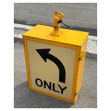 #611 Vintage Only Overhead Lane Control Sign