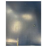 #530 Mid-Century 1960s   Scandinavian Lounge Chair by Milo Baughman (blue vinyl upholstery)