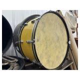 #548 University of Michigan Rose Bowl Era Marching Band 28 ' Base Drum w/ Travel Case