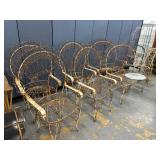#503 Bent Iron Patio and Plant Stand