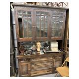 #481 2 large Apothecary Cabinet â€“ one as is