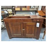 #469 Primitive Pine Dry Sink