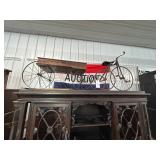 #493 Lot of 2 Inc. Victorian Tricycle and Wagon