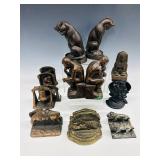 Variety of Bookends incl. Thinker, President Lincoln, etc.