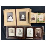 Antique Cabinet Cards in Photo Albums
