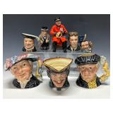 Preview Photo- Royal Doulton Figures, Toby Mugs, etc.
