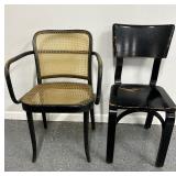 Josef Hoffmann Bentwood Armchair, etc.