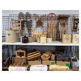 Preview Photo- Antique Collectables, Quilts, Sleds, Snow Shoes, Stoneware, etc.
