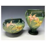 Roseville Pottery- Green Zephyr Lily