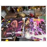 1567 Lot of Rock Posters Incl. Motley Crue, Twisted Sister, Ratt