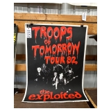 1557 The Exploited Posters lot of 4 