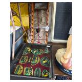 #1765 DNR Patch's in Display Box with Vests and Wood Displays