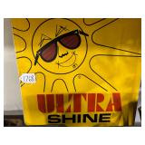 #1768 'Ultra Shine clear coat' sign