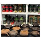 Preview Photo- Fantastic Collection of Antique Coleman lanterns, Cast Iron, etc.