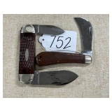 #752 Lot of 2 Case XX Knives incl. Model 11011 and 6250