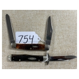 #754 Lot of 2 Case XX Knives incl. Model 6275SP and Model 6111/2L