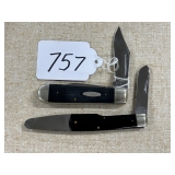 #757 Lot of 2 Case XX Knives incl. Model 31SAB and 2109