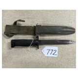 #772A  US M8A1 Military Bayonett- B.M Co.