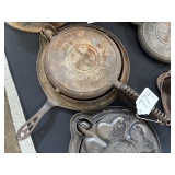 #774 Griswold "American" No. 9 Cast Iron Waffle Iron w/ Stand