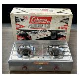 #810 Coleman Aluminum Two Burner Picnic Stove Model 5409