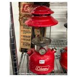 #817 Coleman Model 200A Red Gas Lantern