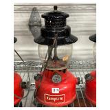 #819 Kamplite Model LRL21A Red Gas Lantern - American Gas Machine Co.