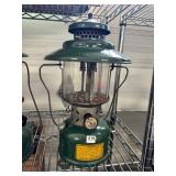 #839 Coleman Model 228C Green Gas Lantern