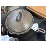 #800 Chicken Fryer No. 8 Cast Iron Skillet w/ No. 8 Lid