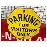 #684 Double Sided Lolli-Pop  Sign with Original base