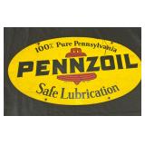 #666 3 Color Steel Advertising Sign