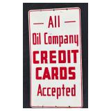#654 Porcelain on Steel Sign- Approx Dimensions: 36" x 20"