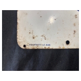 #686 3 Color Steel Sign (A-M 7-79)