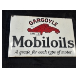 #675 Double Sided Porcelain on Steel Flange Sign 