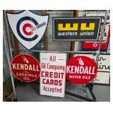 Automotive Porcelain / Enamel Advertising Signs