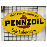 #666 Pennzoil Safe Lubrication Dbl. Sided