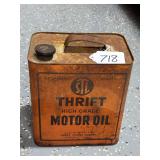 #718 STL Thrift High Grade Motor Oil Six Quarts Can