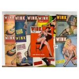 #24 Lot of 11 Follies and Wink Magazines